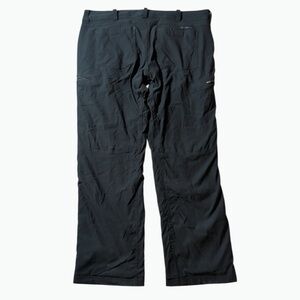 Mens Eddie Bauer First Ascent Black Cargo Fleece Lined Pants W40 L31 Gorpcore